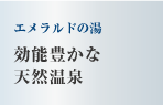 エメラルドの湯　効能豊かな天然温泉