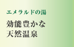 エメラルドの湯　効能豊かな天然温泉